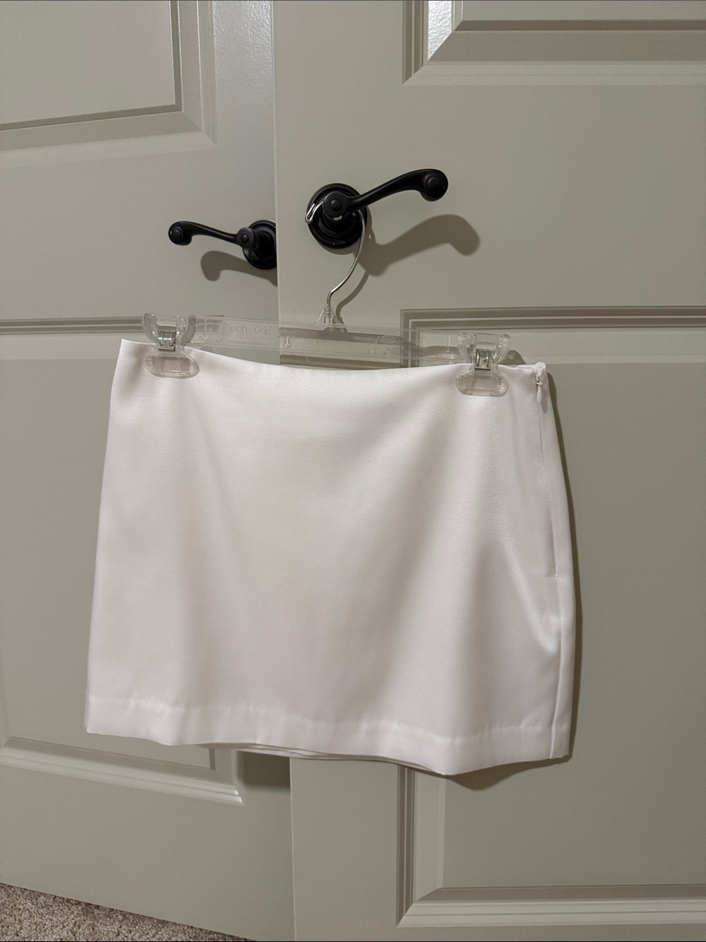 Reformation White Mini Tank Top and Skirt Set with Front Bow - Picture 7 of 7